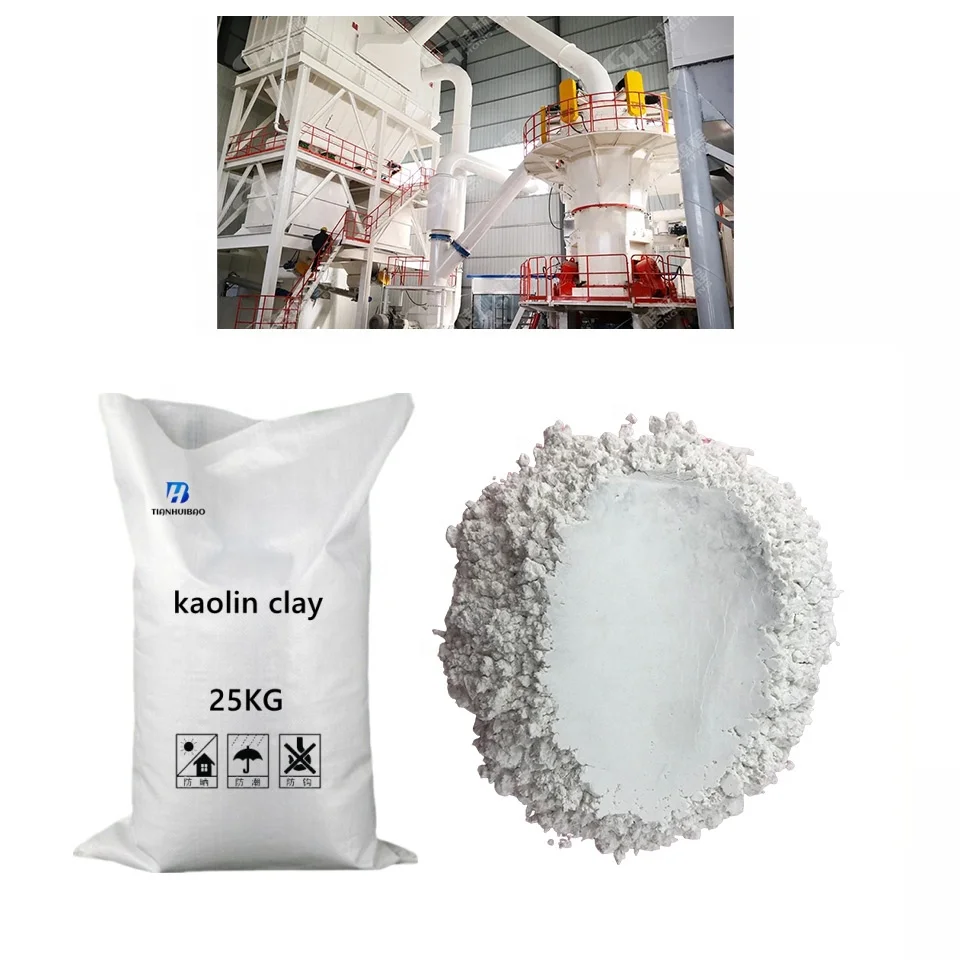 High White   Kaolin Clay For Cement Reinforcement/concrete/thickeners
