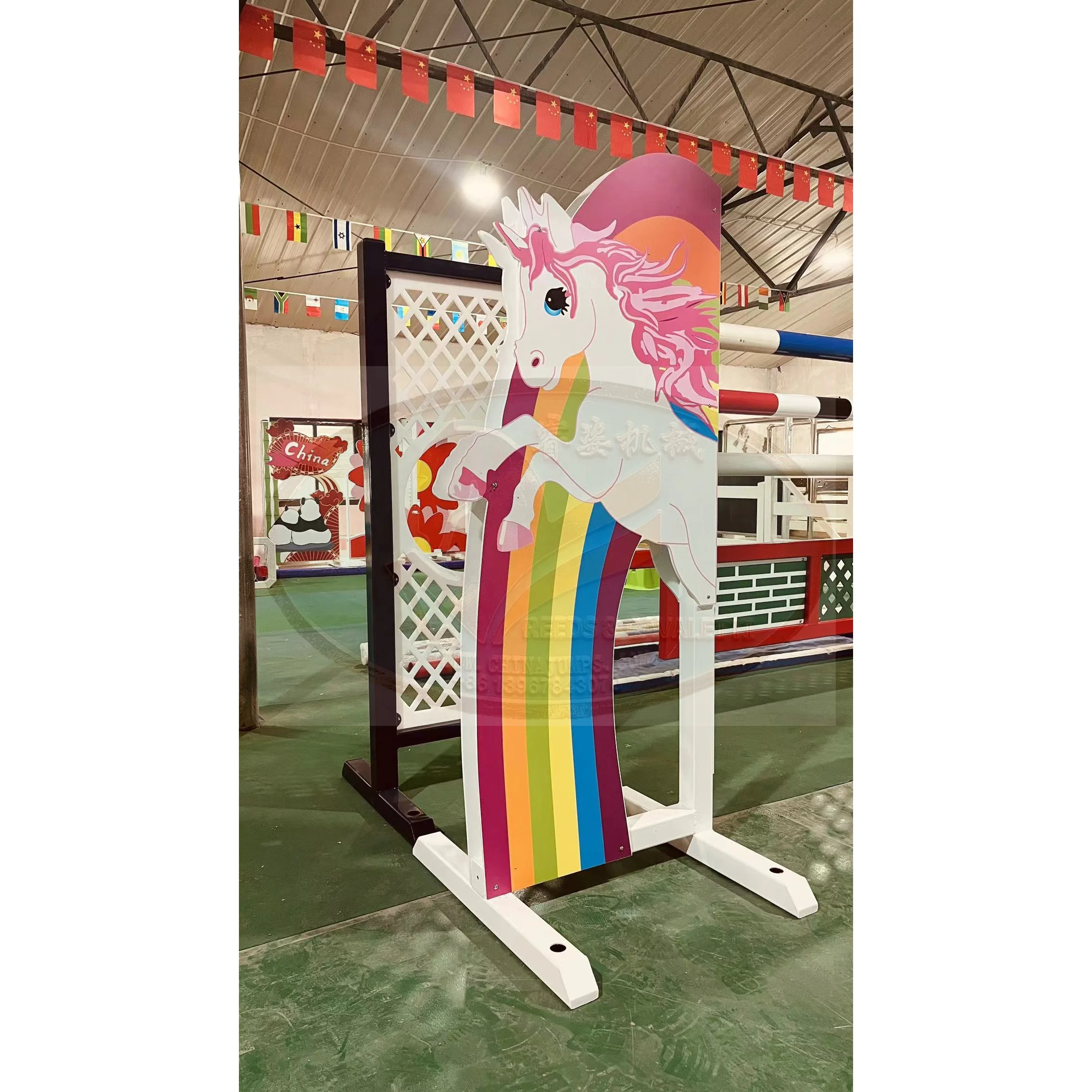 Reeds Grant Prix Show Jump Equipment Whole set customized Aluminum frame for Equestrian competition