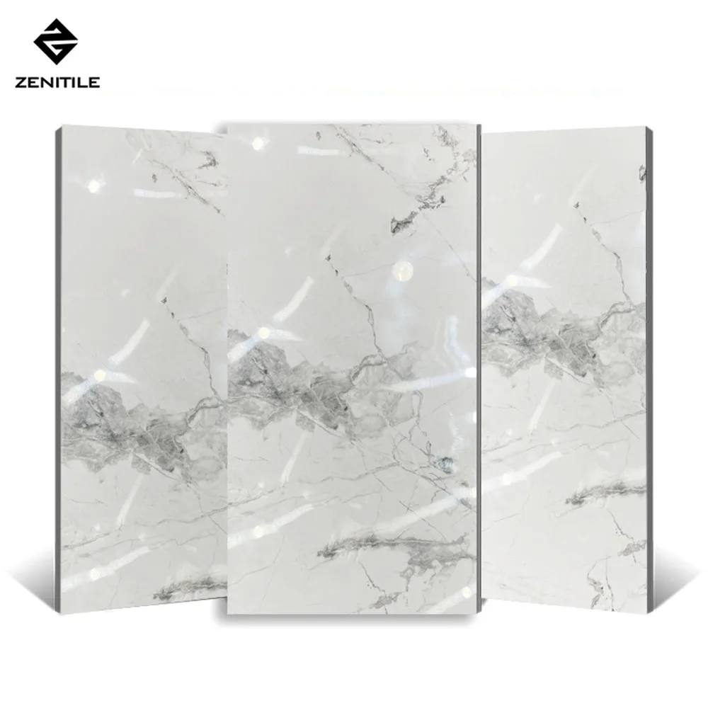 Marble Flooring Design Porcelain Floor Tiles 1200 X 600MM High Gloss Full Polished Glazed Tile For Bathroom