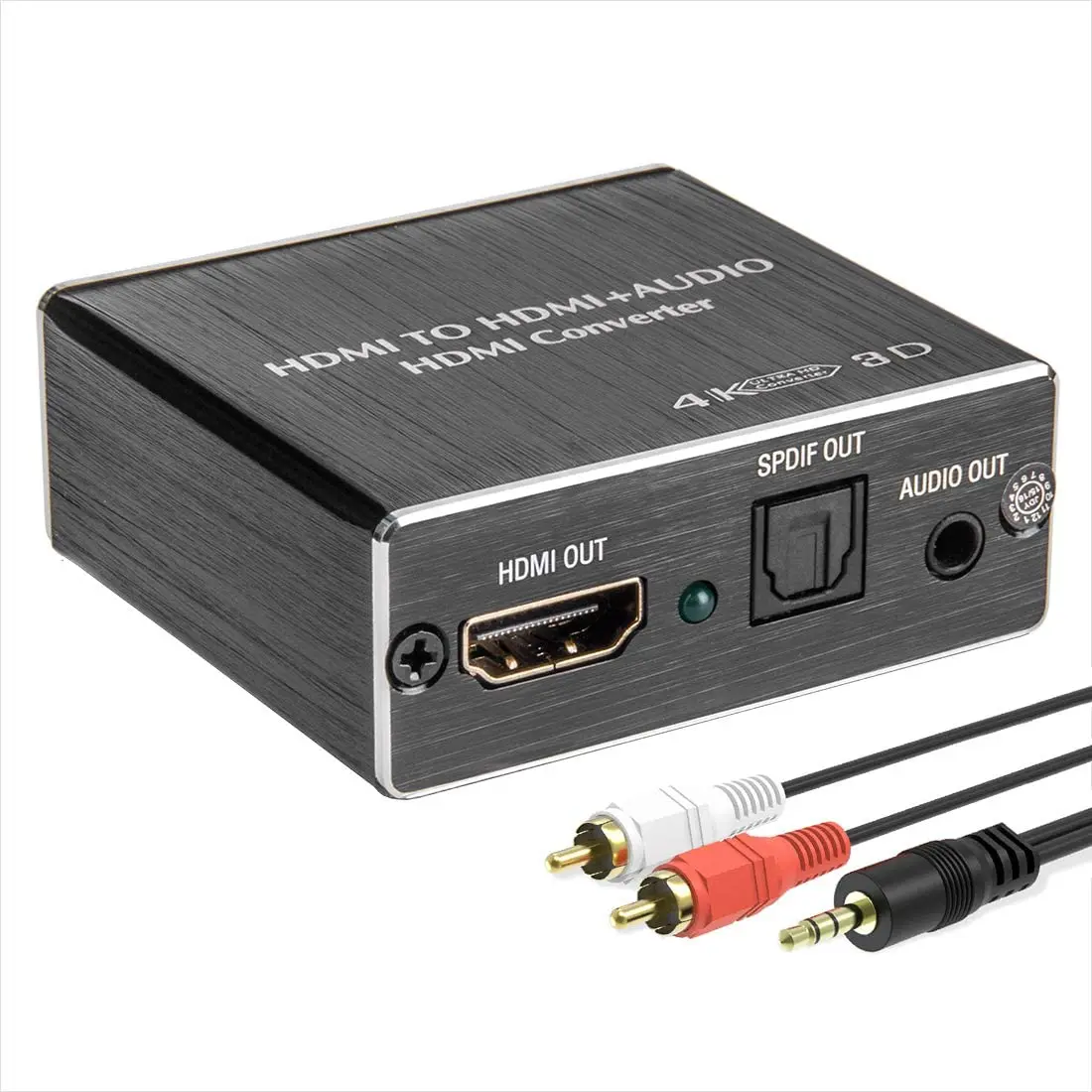 Extractor Fiber To Hdmi repeater Convertidores Rca Usb Adapter Extender 4K Splitter Switch 5.1 Av Hdmi Audio Video Converter