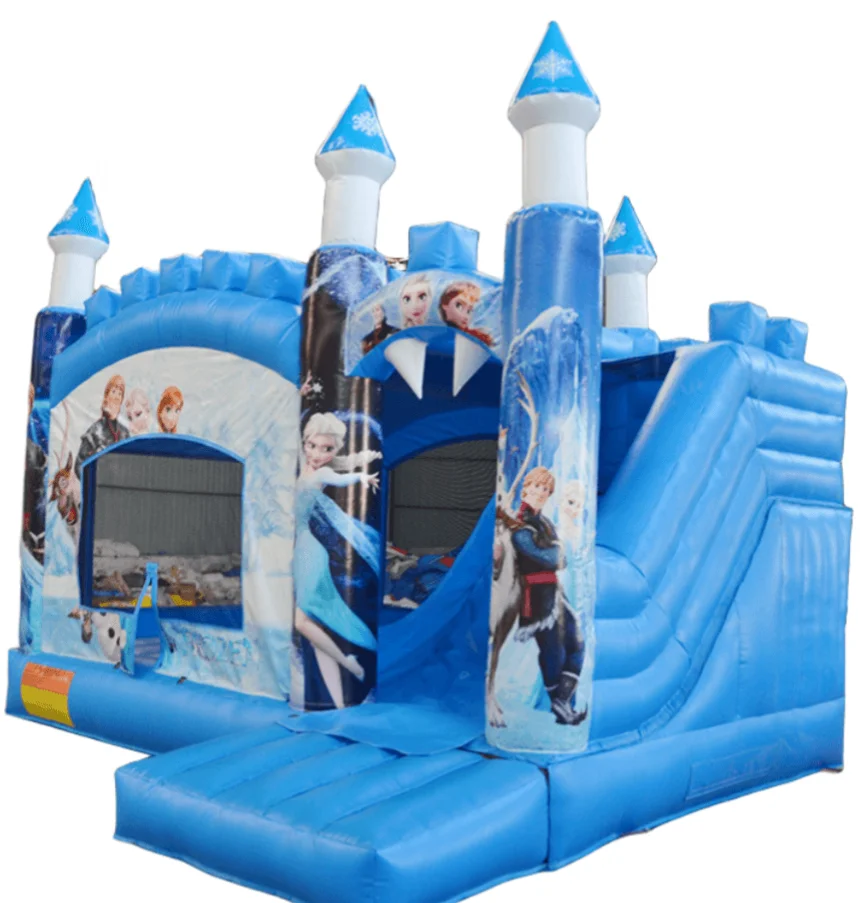 Factory Cheap Price Nice Garden Games Elsa Princess Bounce Castle Inflatable House Slide Combo Mini Jumping Castle for Kids