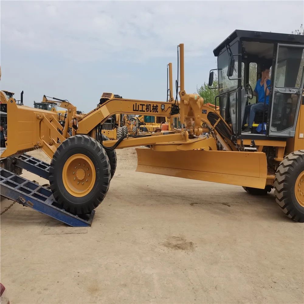 Factory In Stock Road Building Used Motor Grader Machine Sem Grader 919 Road Grader