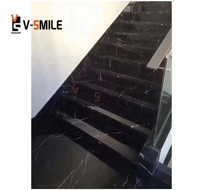 Black Nero Marquina Marble With White Veins For Floor Tiles And Countertop black marble Vanity top