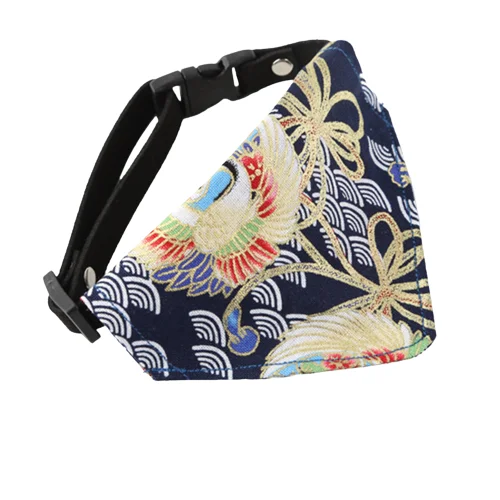 Pet Scarf Cat Japanese style Saliva Towel Zephyr Triangle Scarf Cat Collar Small Dog And Cat Accessories Pet Clothings