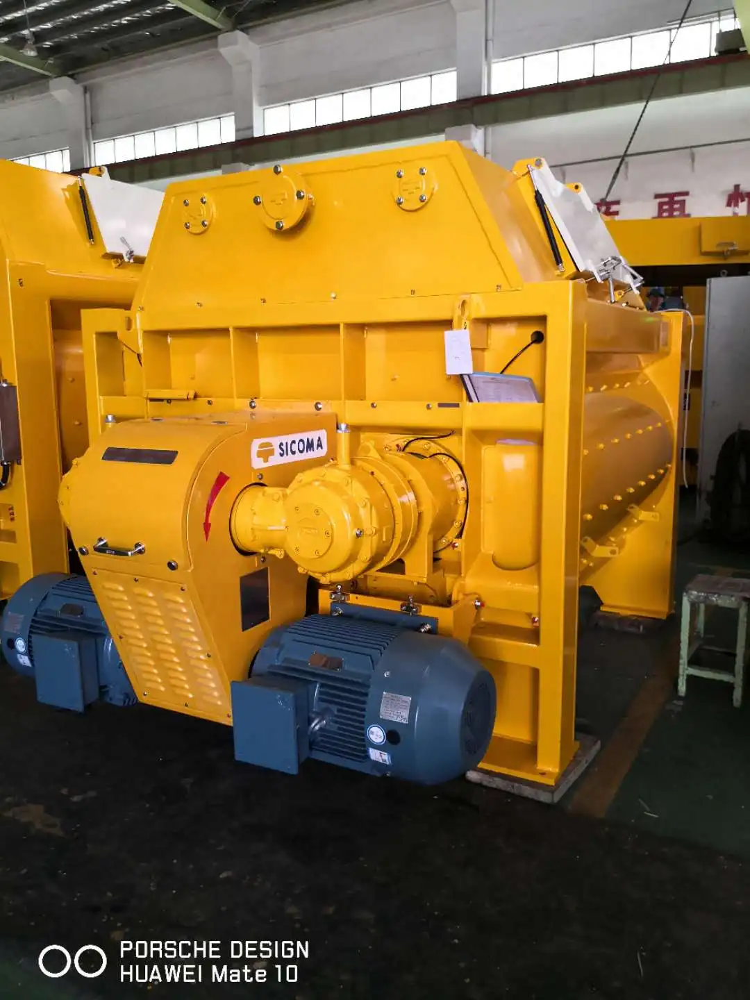 Economy type concrete machinery sicoma MAO2250/1500 cement twin shaft machine concrete mixer for sale