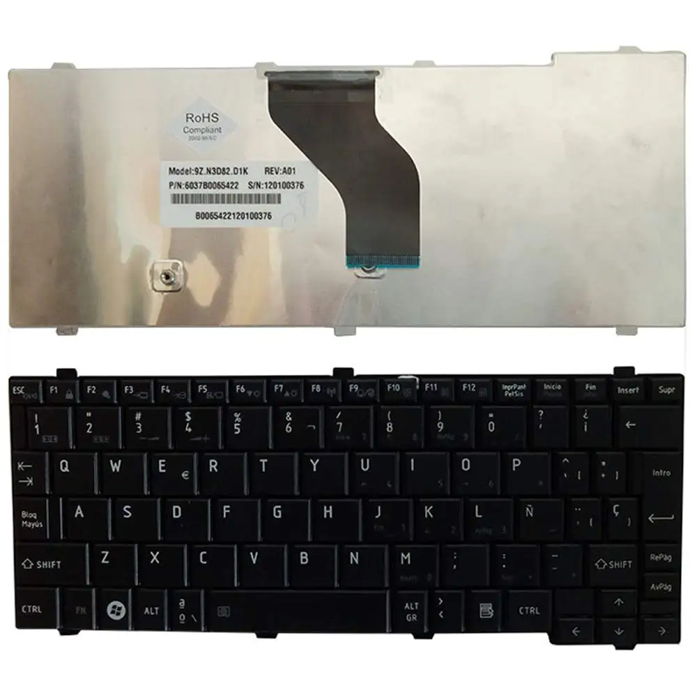 SP Клавиатура для ноутбука Toshiba мини Nb505 Nb200 Nb205 NB250 NB255 NB300 Nb305 NB500 Nsk-Tka0s Aetl1p00010
