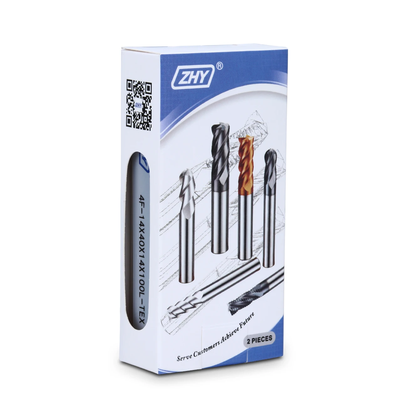 ZHY Cost-effective CNC Cutting Tool Carbide Milling Cutter Stainless Steel Endmill Tialn T-slot Router Bit Ball Nose End Mills