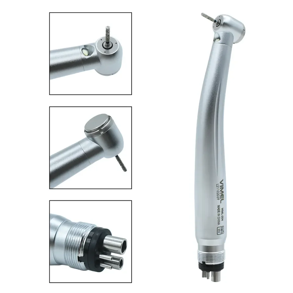Self-powered Standard 4Holes SU Cartridge Rotor Air Turbine LED Dental High Speed Handpiece