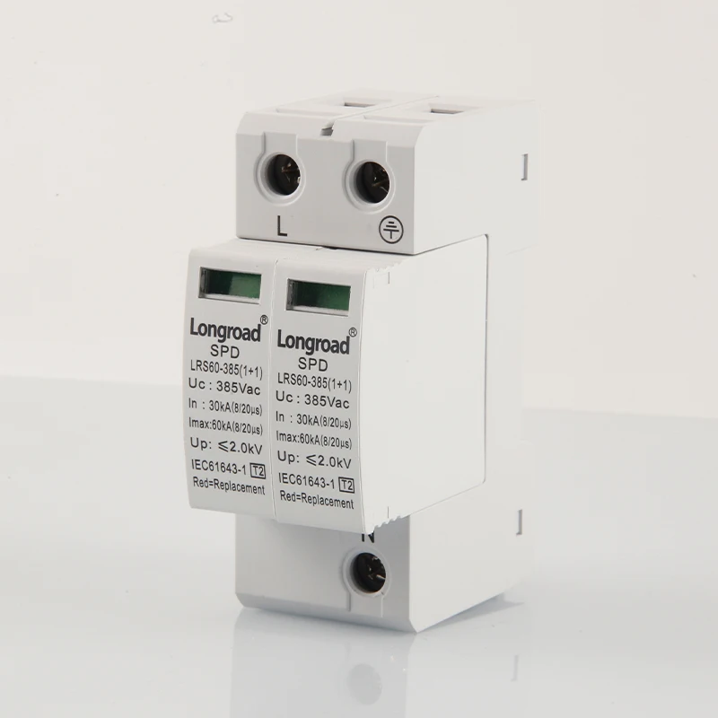 Solar Dc Surge Protective Device Spd Surge Arrester 30kA-60kA