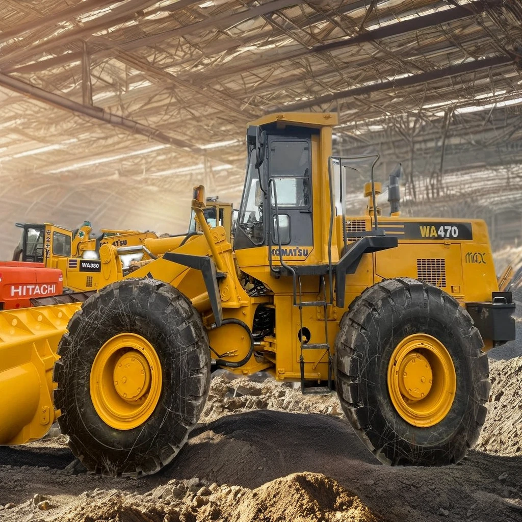 Высокое качество б/у Komatsu WA470 LONKING 855D CAT 950GC/950e колесные погрузчики фронтальный погрузчик двигателя, включая моторный насос, коробка передач, Япония