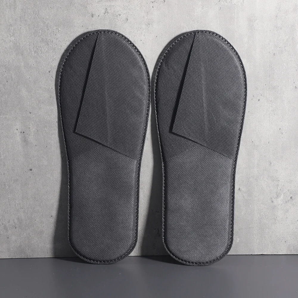 Economic Non-woven Disposable Room Slippers Closed Toe  Slipper Eco-friendly Hotel Amenities