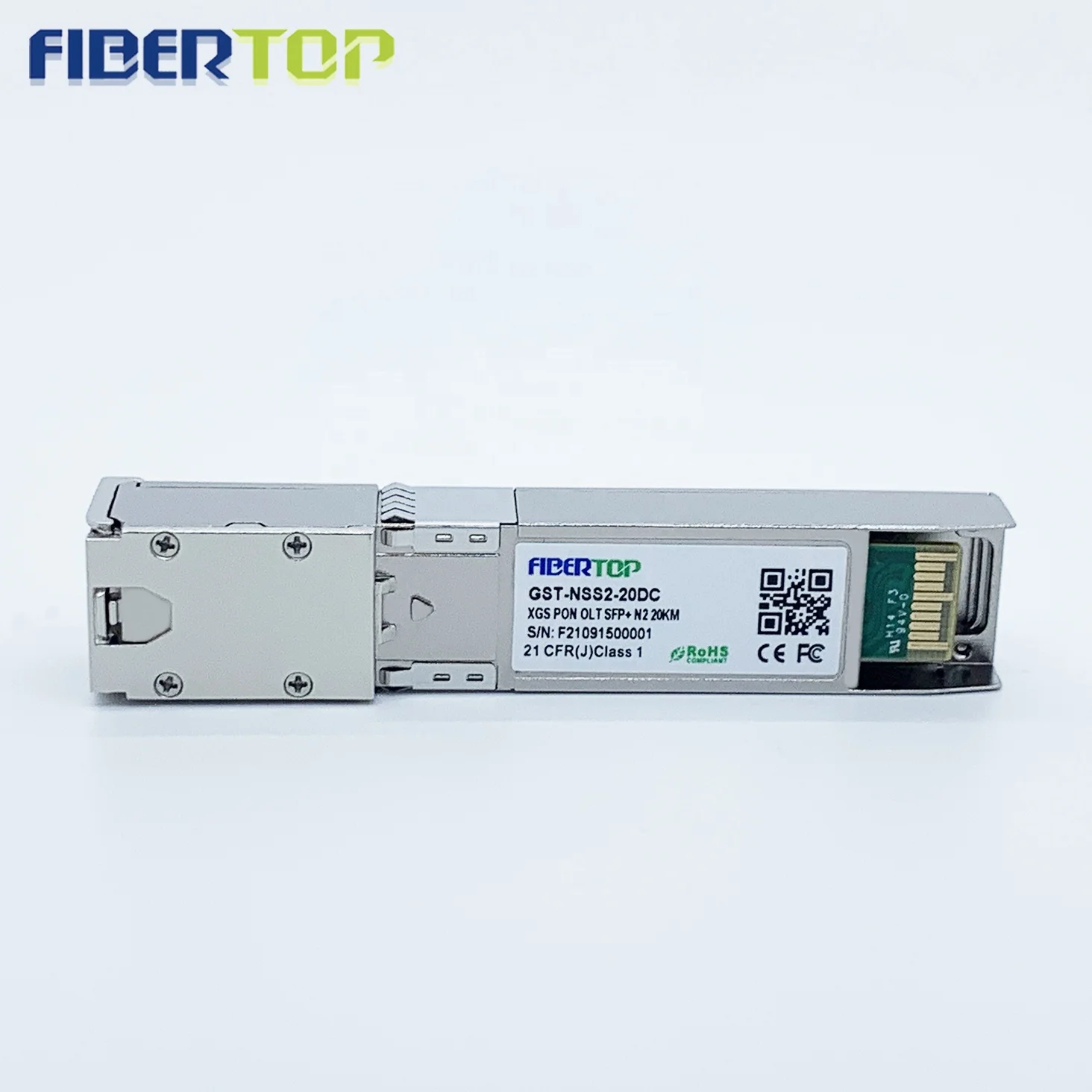 Оптический модуль Fibertop XGSPON OLT SFP + трансивер 20 км 1577nm-TX/1270nm-RX класс N2 DOM SC SMF