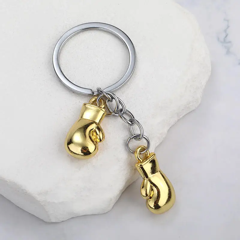 Hot Sale Boxing Glove Keychain Personalized 3D Accessories Design Metal Boxing Key Chains