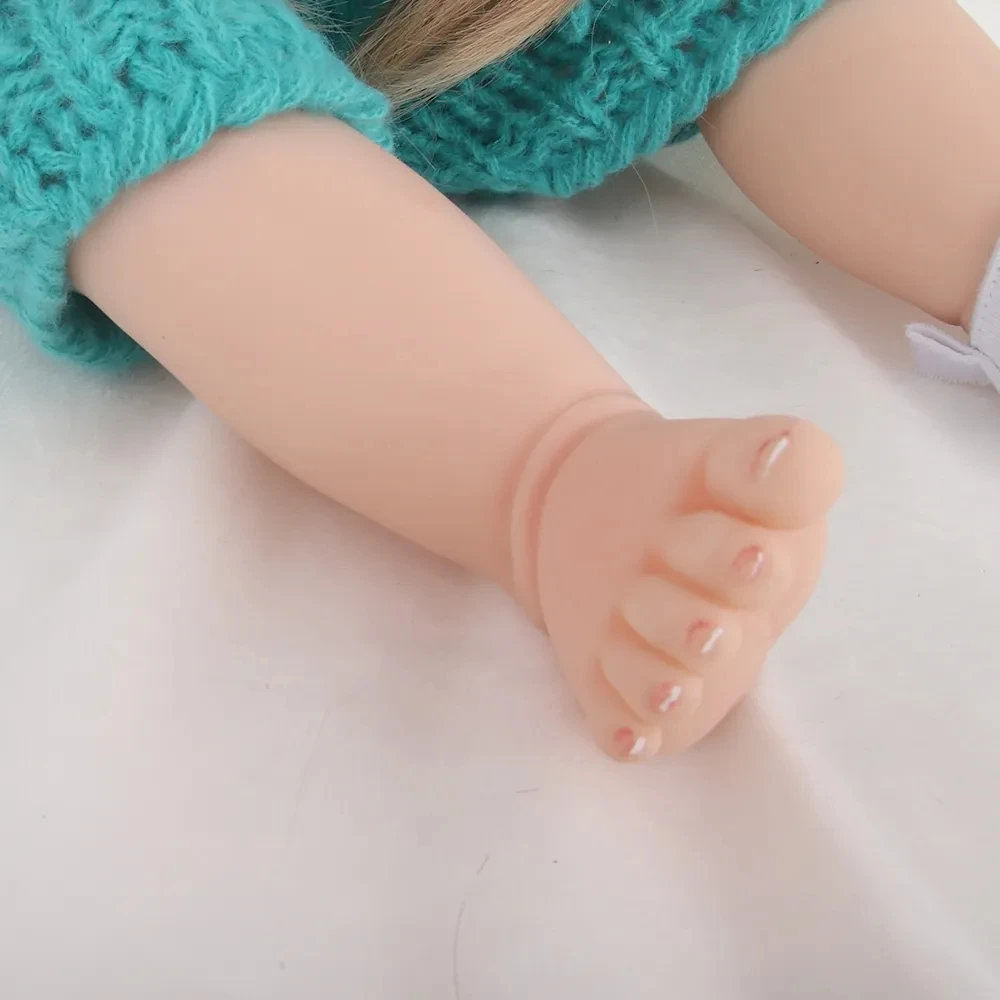 Kouyikou Toys Realistic Newborn Baby Doll DIY Pretend Full Plastic Dolls Toys For Girls Gift