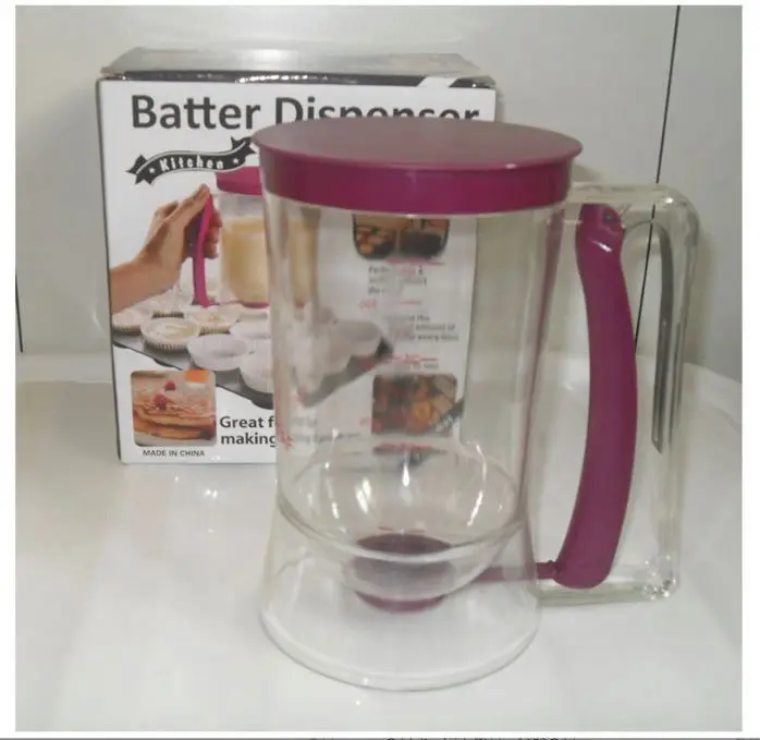 Pancake Batter Dispenser - Perfect Baking Tool for Cupcake Waffles Muffin Mix Crepes