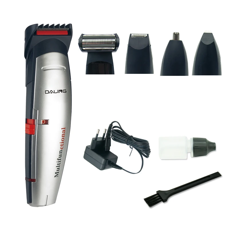 DALING DL-1012  Trimmer 5 in 1 Multifunctional Rechargeable Shaver Kemei Professional Nose Hair Trimmer