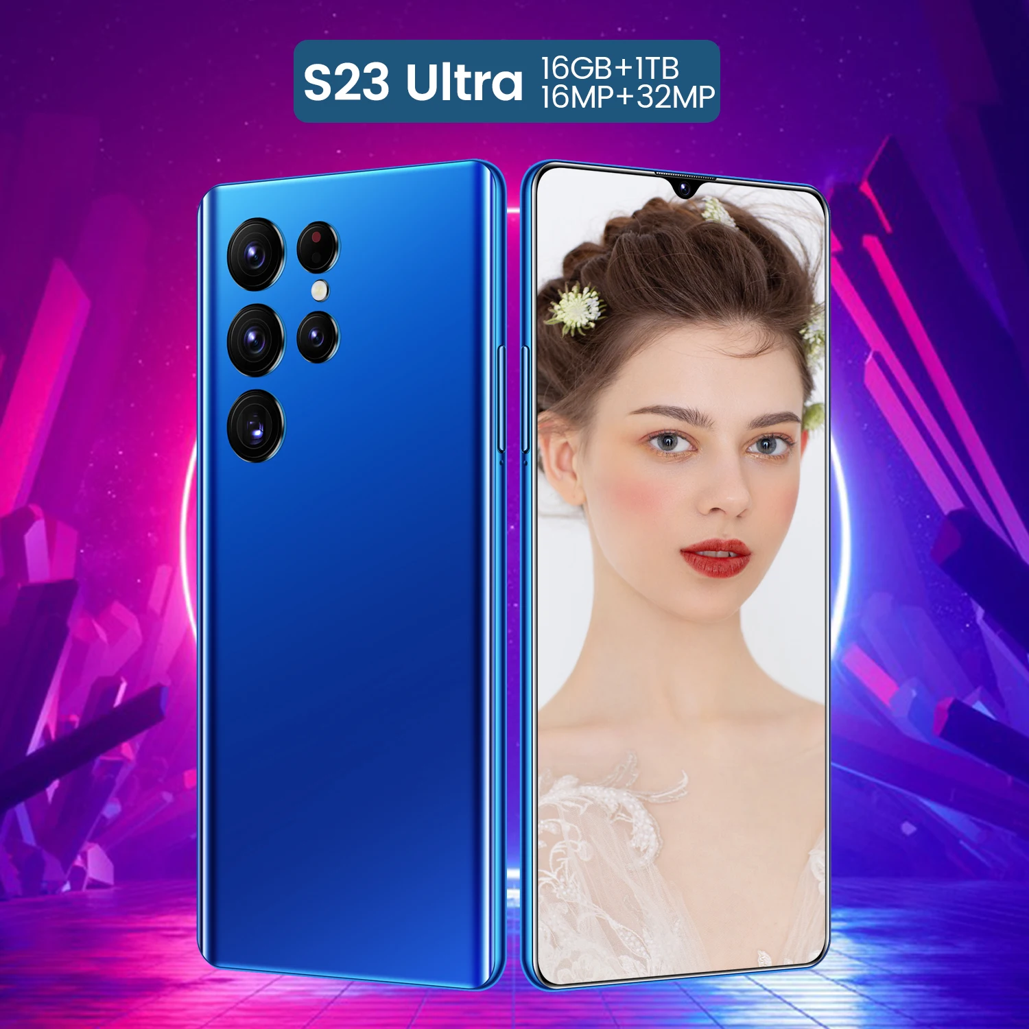 2023 New S23UItra Smart 5G Mobile Phone 16GB Running 1TB Saving Large Memory 7.2 quot Hot Android 12.0 Mobile Manufacturer