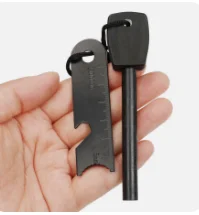 3A Outdoor Camping Hiking Survival Fire Lighter Flintstone Mini Magnesium Ignition Rod Flint Striker Fire Starter