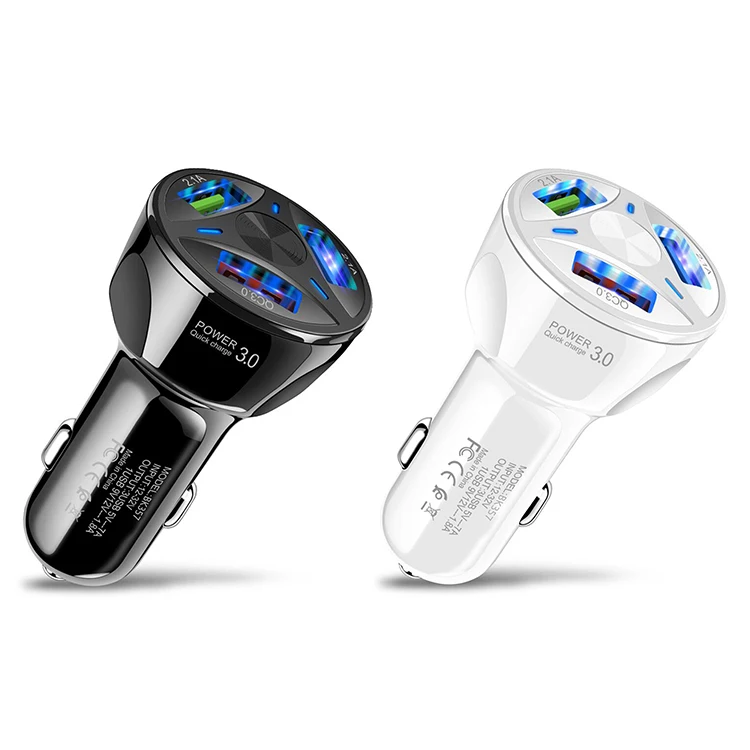 Новое универсальное автомобильное зарядное устройство Quick Charge 3,0 с 3 USB-портами для Samsung S10 iPhone 11 7
