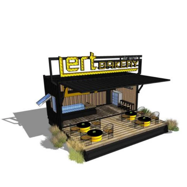 
 Мобильный выдвижной контейнер для кофейни  