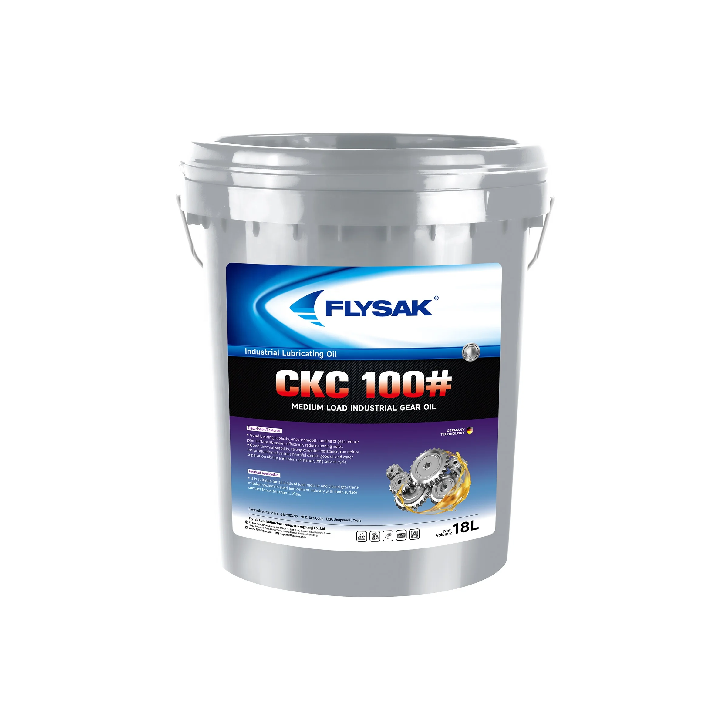 FLYSAK Manufacturer industry gear oil for wholesale L-CKC Medium Load 100#