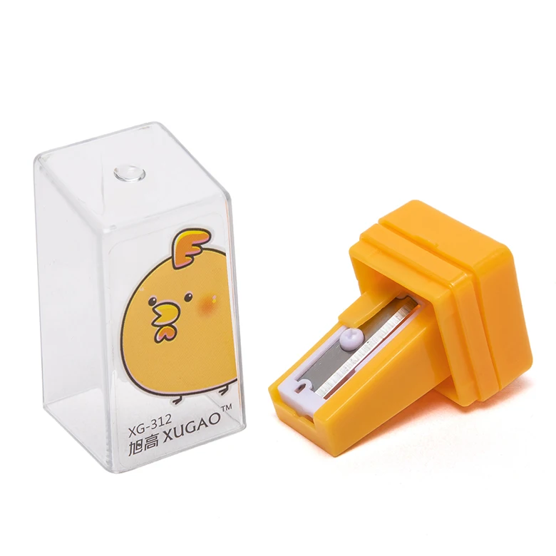 
patent baby kid safe cute cartoon chicken lion monkey wholesale Factory Manual School Kids Stationery Pencil Sharpener 