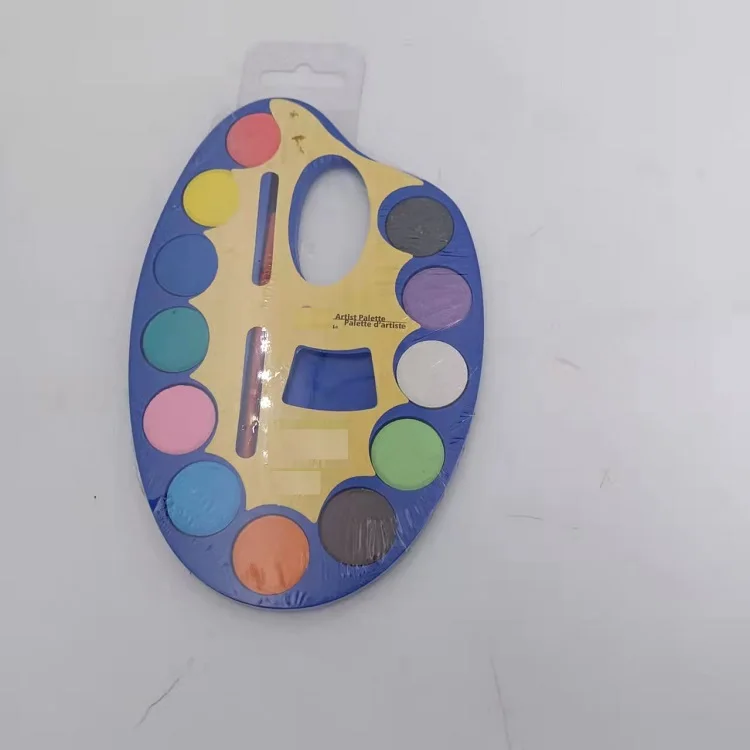 CX1-025 Water Color With Water Brush Painting Set Art Supplies Watercolor Paints Solid Color