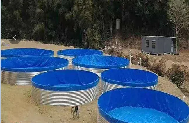 100% Polyester Water Tanks Swimming Pool Waterproof PVC Fish Pond Pools 500gsm 650gsm 700gsm Tarpaulin Woven Pattern Coat Design