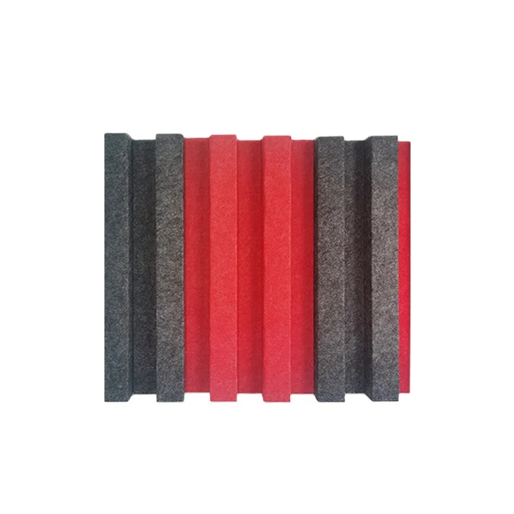 New Design Office 3d Column Polyester Fiber Felt Acoustic Sound Absorbing Panel