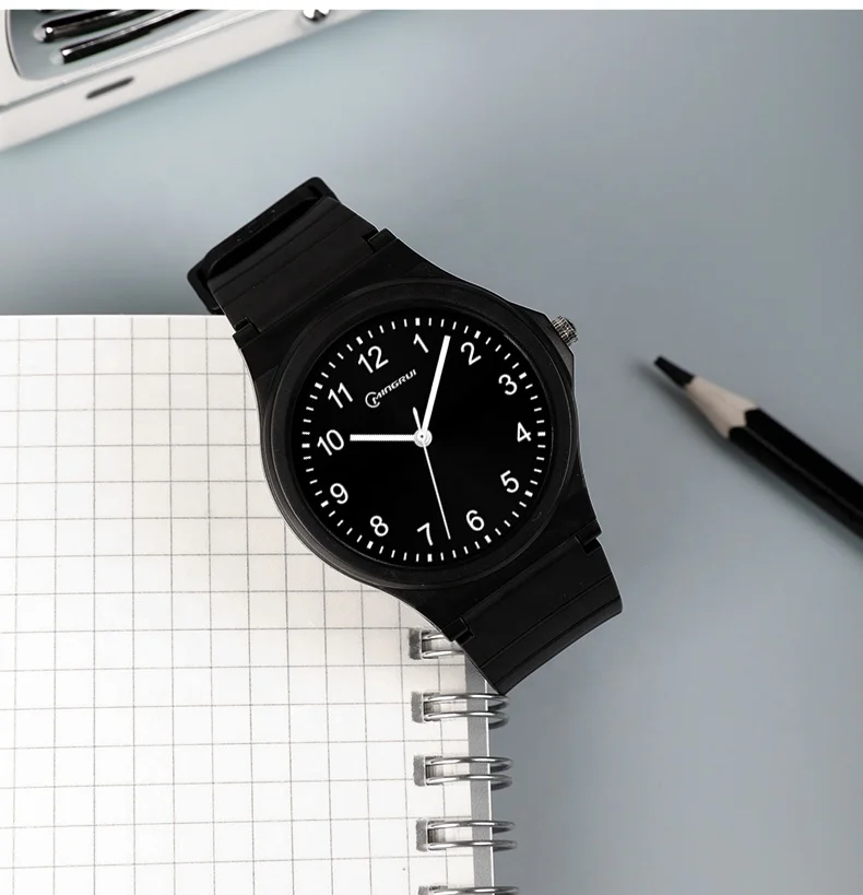 China Factory 8855G 30M waterproof simple design OEM/ODM men lady Fashion quartz wrist watch