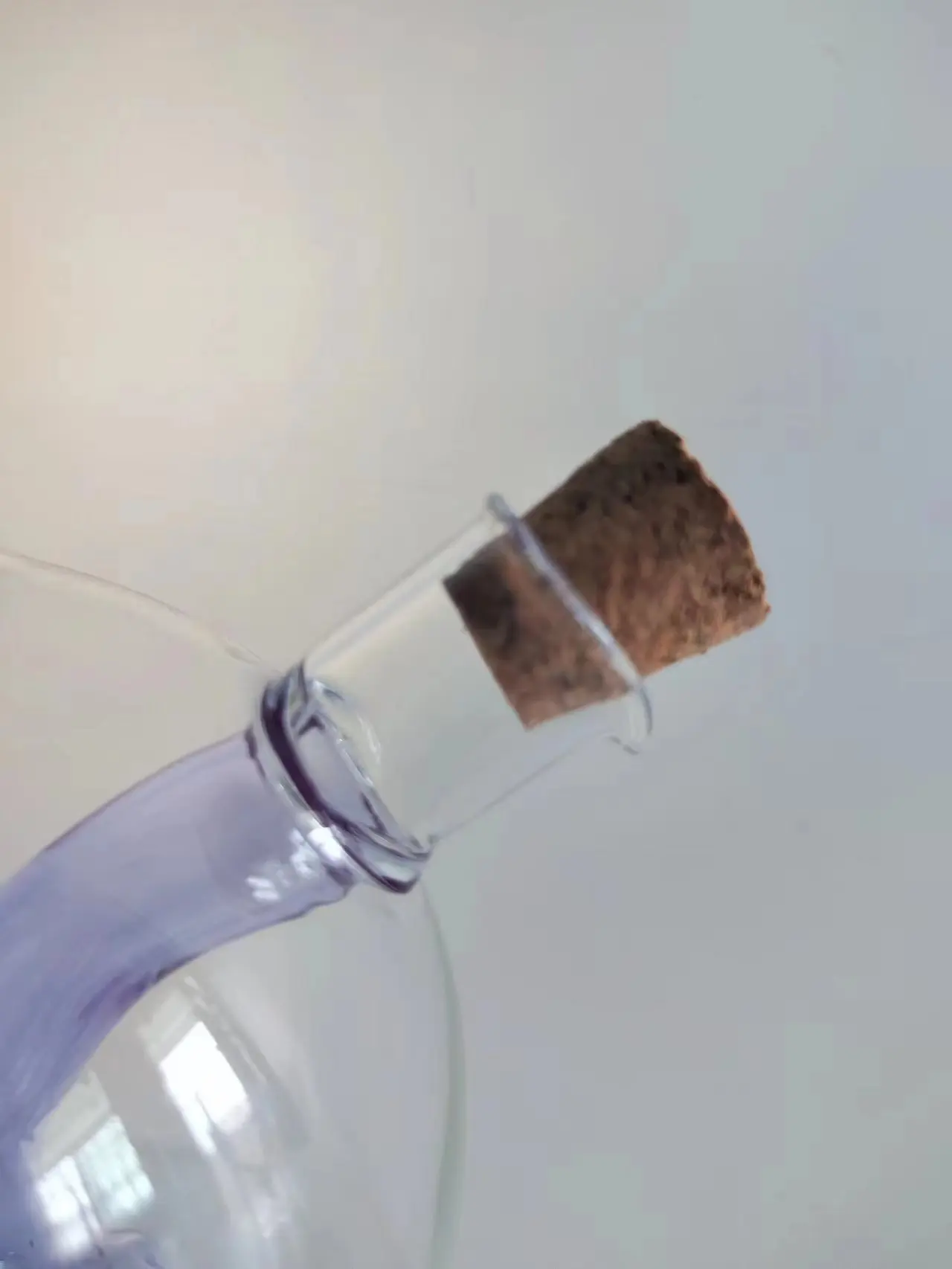 Wholesale Oil and Vinegar Dispenser Bottle Grape Shape 2 in 1 Glass Cruet With Cork Stopper For Kitchen