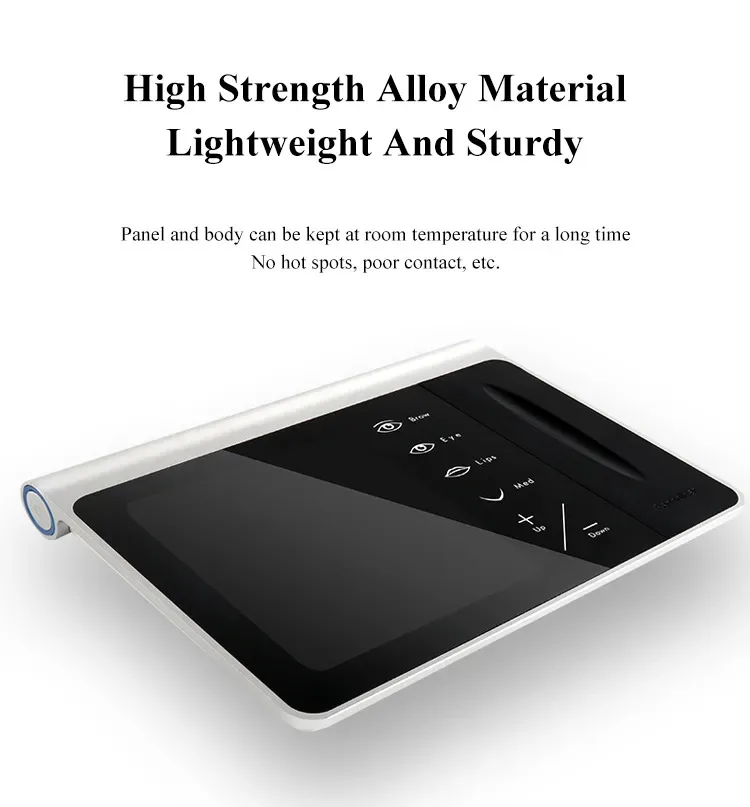 Black Digital Pmu Microblading Pen Lips Skin Eyebrows Tattoo Pmu Gun Permanent Makeup Machine Kit