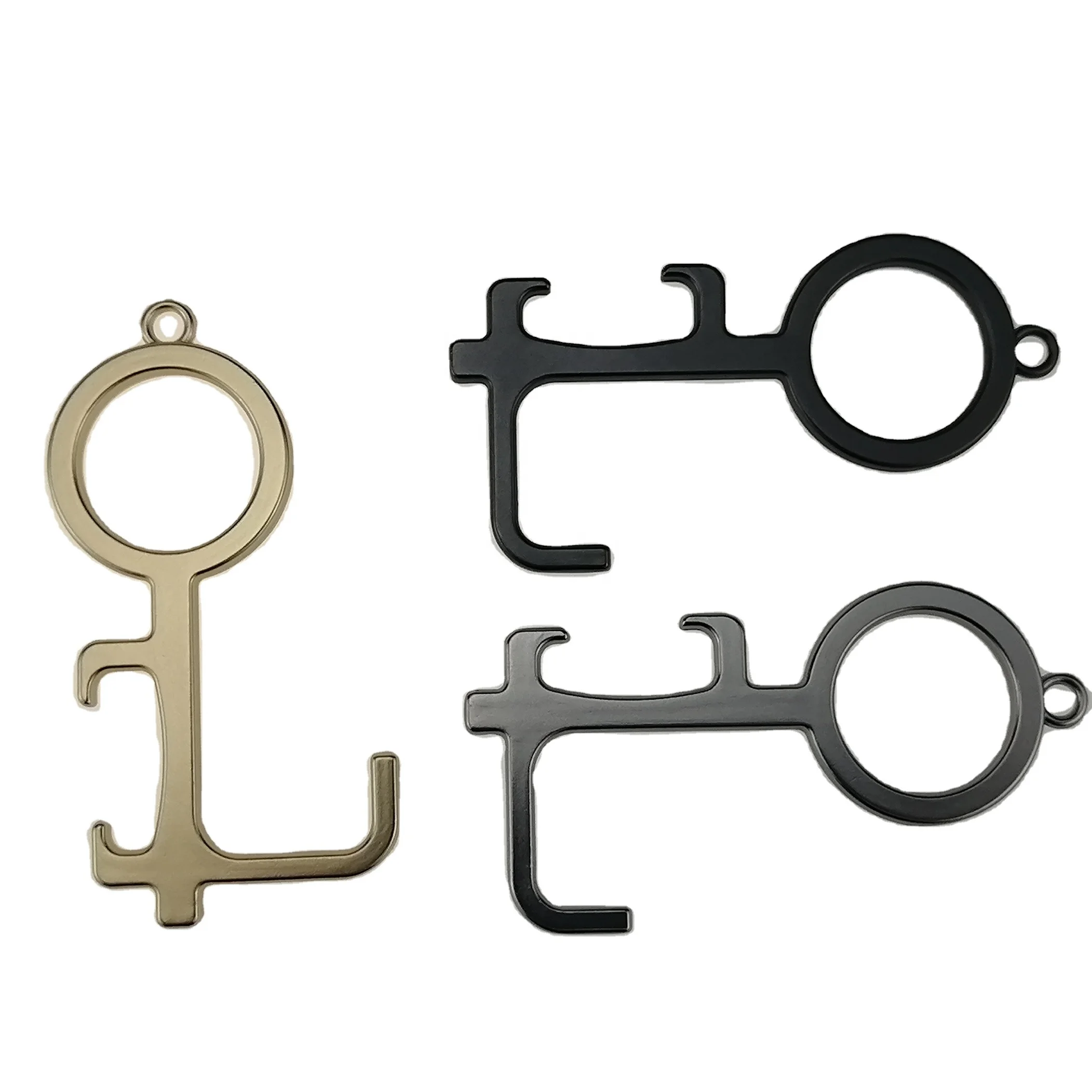 Hand Door Opener No Touch Tool Keychain, Doors Openers Keychain Hands Free Door Opener