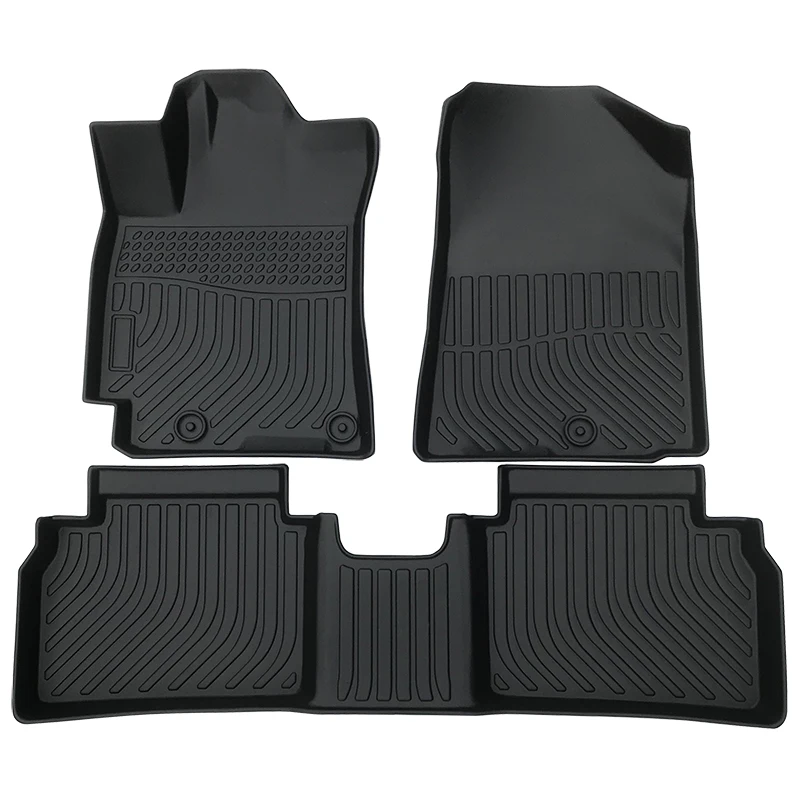 Full set 5D tpe rubber car floor mats odorless car carpet matting for Kia K3 k5 k7