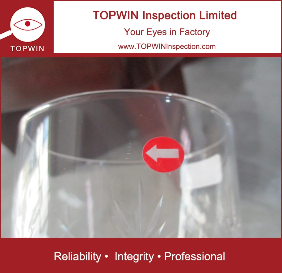 
Crystal Cut Glasses inspection service in China 