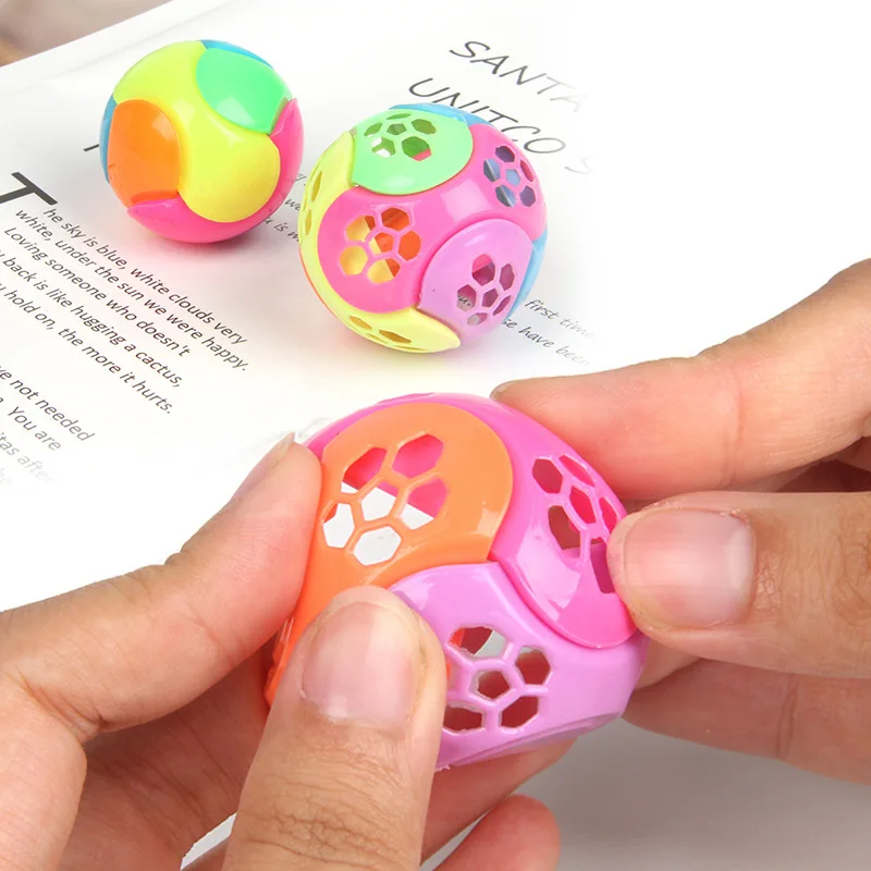 Wholesale Children DIY Plastic Colorful Funny cute 6 PCS Small Assembled Ball Toys for Kids