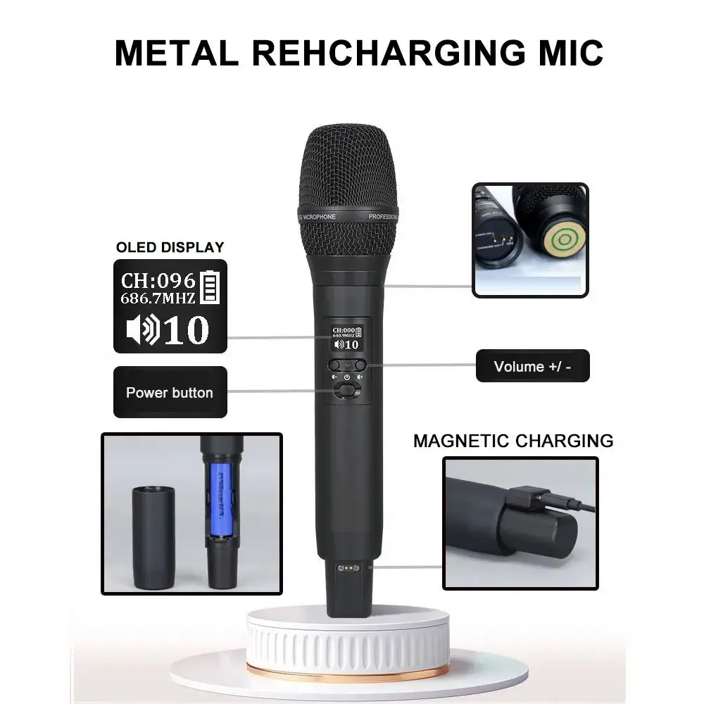 Multifunctional Wireless Microphone Ad4d For Wholesales