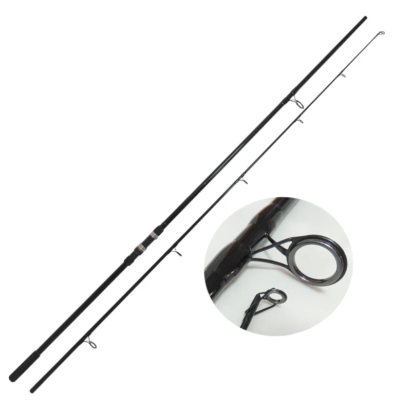 New carp rod 12ft 2 section 3.0lbs  Chinese guides Chinese reel seat fiberglass blank