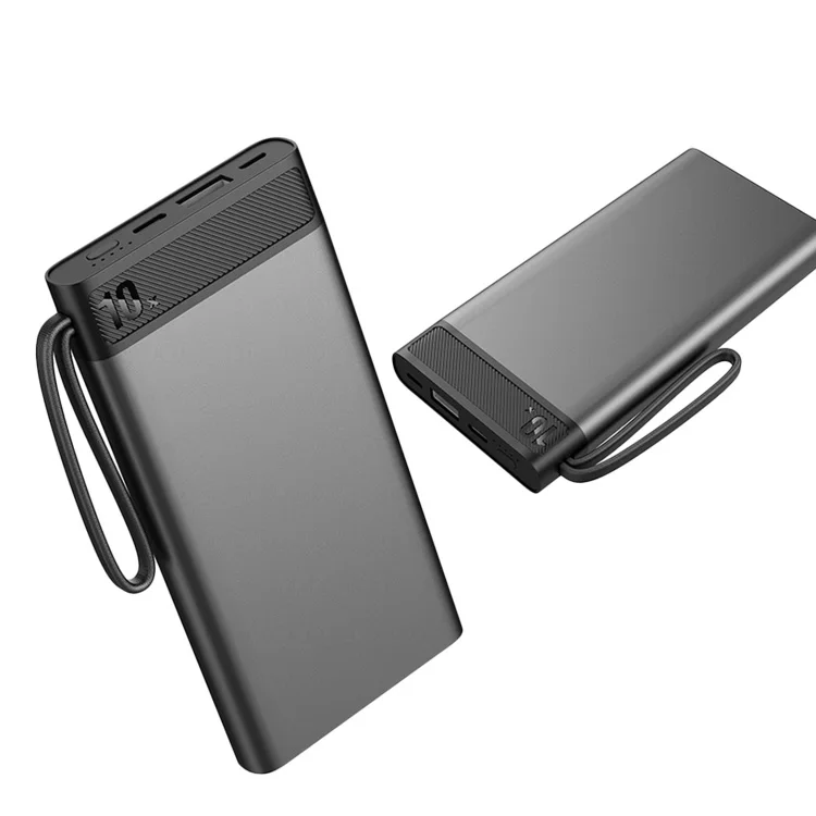2020 Hot Product Type C USB PD Fast Charge Powerbank Portable Metal10000mAh Metal Power Bank With Aluminium Alloy