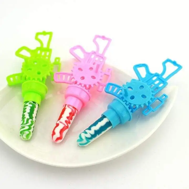 Stock Available Halal Hand Rotation Sweet Colourful Fruity Flavor toy Lollipop Hard Candy