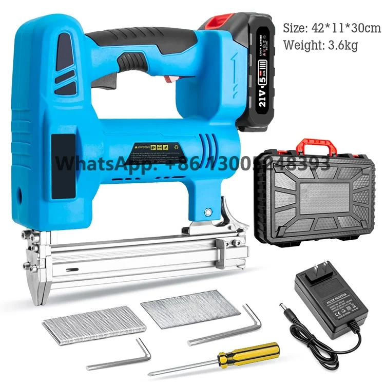F30 Rechargeable Brushless Electric Staple Gun Cordless Shooting Nail Guns Portable Nailing Machine Battery Power Brad Nailer
