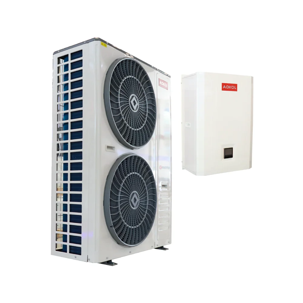 New Energy A+++ heat pump,China AOKOLR32 15kW heat pump Split heat pump water heater,DC inverter EVI oem heat pump air to water