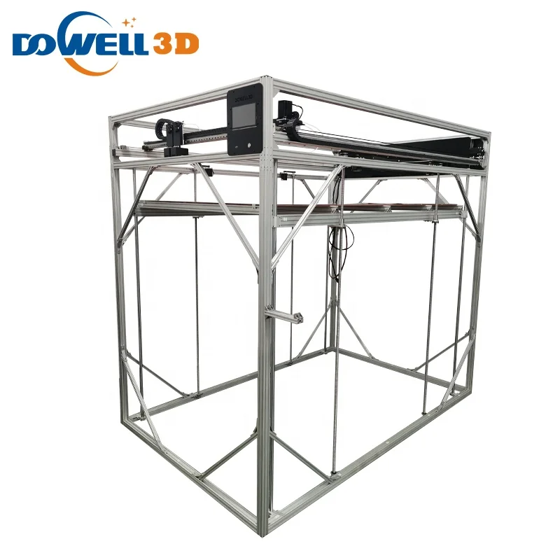 3D принтер Largre для PLA/ PETG/ ABS/нейлоновой печати 1950*1200*1600 мм с автоматическим уровнем промышленного большого