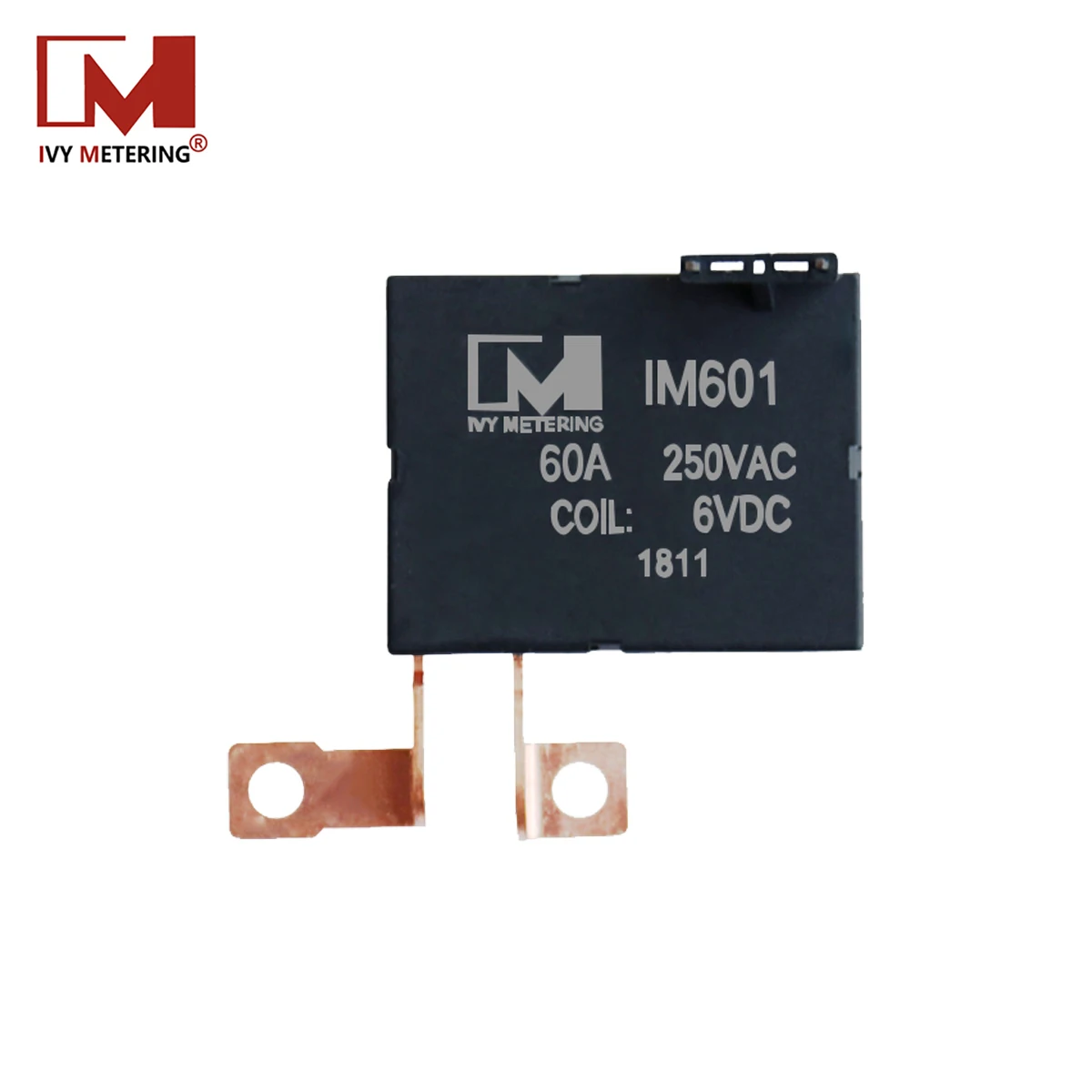 IM601 TUV Approved Smart Meter Parts PCB Mount 60A 250VAC 24V Coil Magnetic Latching Relay