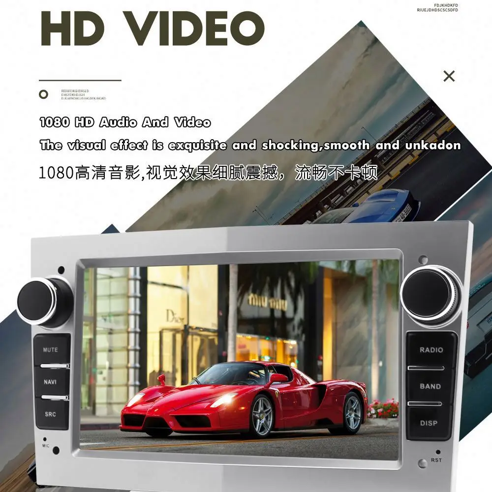 Автомагнитола на Android 10 1920*1080 Gps Wi-Fi Bt 7 дюймов 2 Din