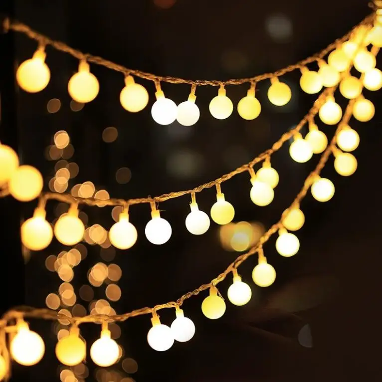 Decorative Christmas Lights Amethyst Rose Quartz LED String Lights Battery Operated with Remote