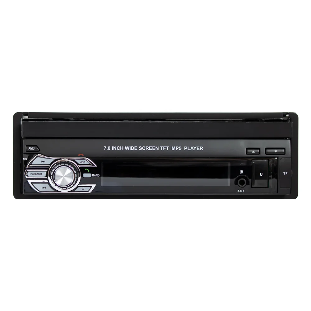 Bestree autoradio 7 inch car stereo 1 din automatic retractable screen Car audio Stereo Player with BT FM radio de coche