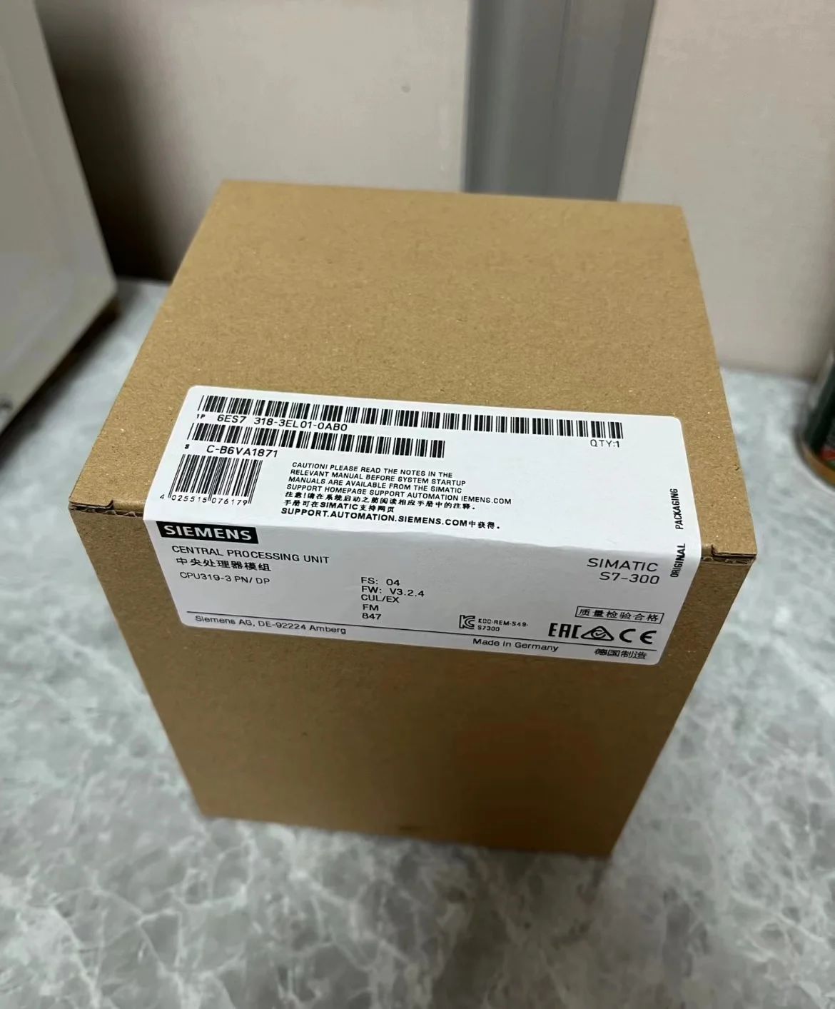 New Original Warranty For One Year PLC SIMATIC S7-300 SIMATIC S7-300 6ES7318-3EL01-0AB0