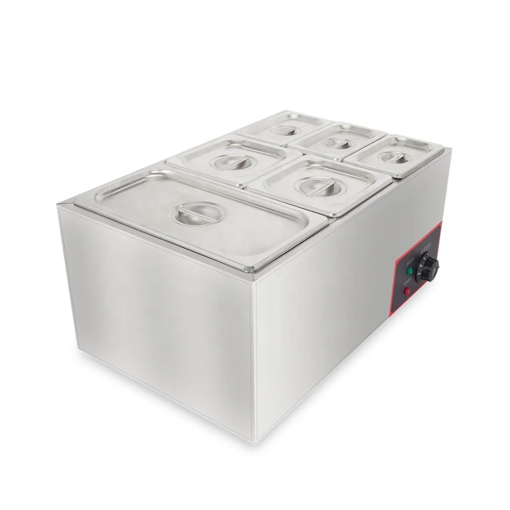 Stainless Steel Electric Food Warmer Bain Marie Buffet Catering Equipment Commercial