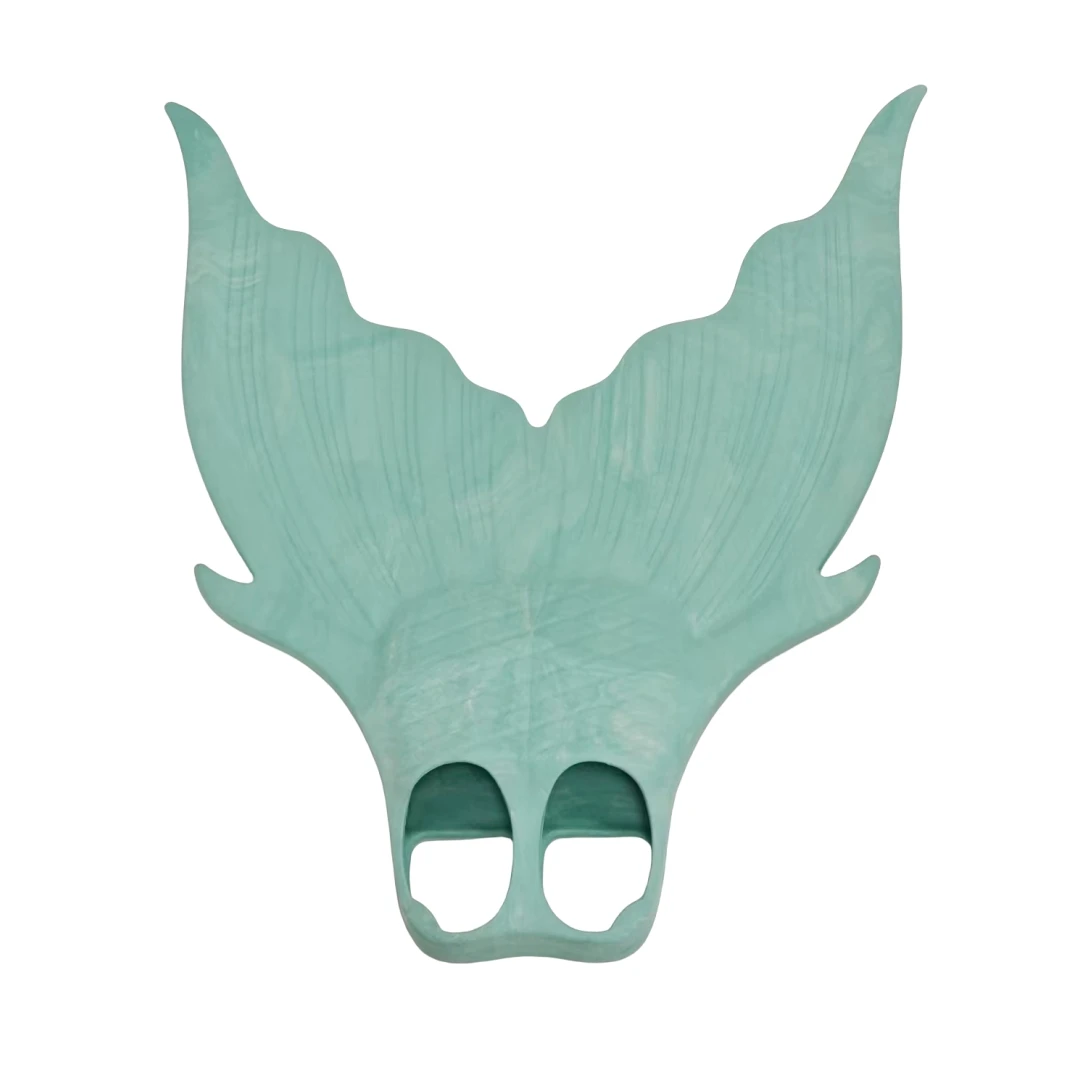 39-41 Swimming Fins Mermaid Swim Fin Swimming Foot Flipper Diving Feet Tail for Adults Water Sport Training Flipper